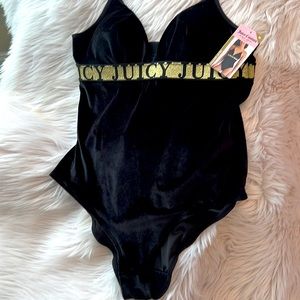 NWT Juicy Couture Velvet Bodysuit